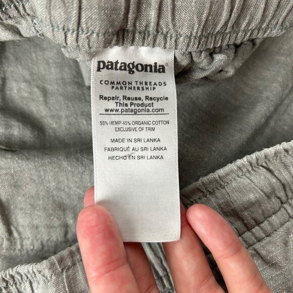 Patagonia Sage Gray Hemp Blend Jogger Pant S - Picture 5 of 7